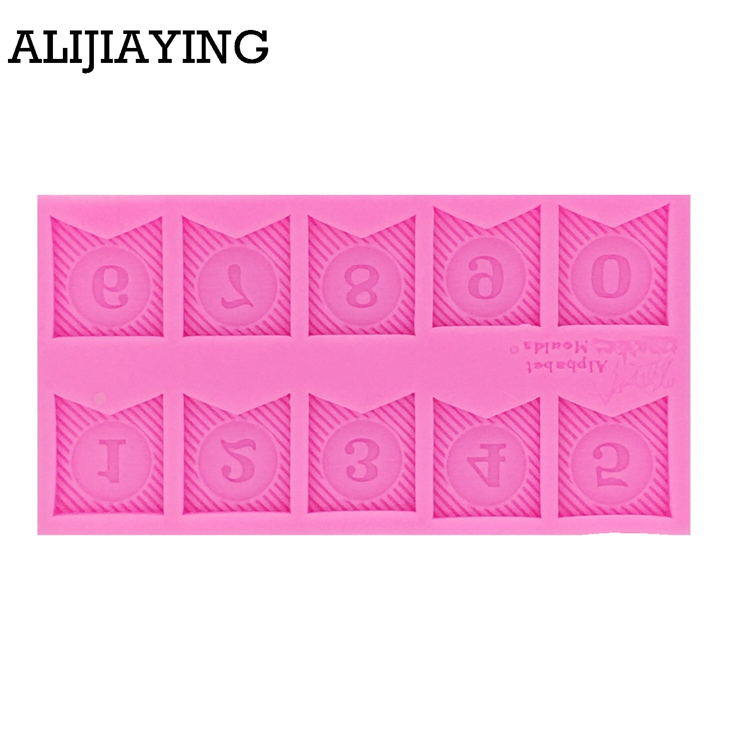 M1177 letters alfabet siliconen taart snoep klei mallen nummer gumpaste chocolade mal fondant taart decoratie gereedschap