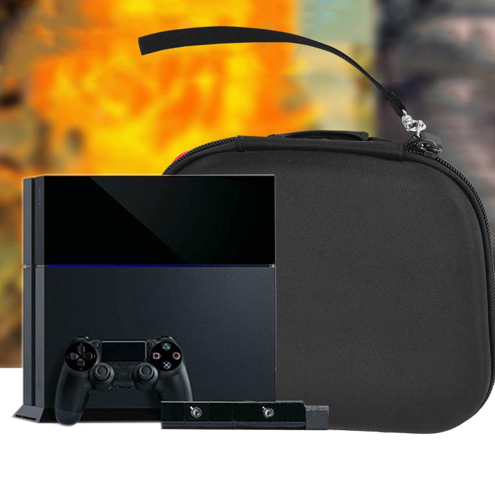 Zwarte schokbestendige reiskoffer opbergtas voor  ps4 draadloze bluetooth-handgrepen