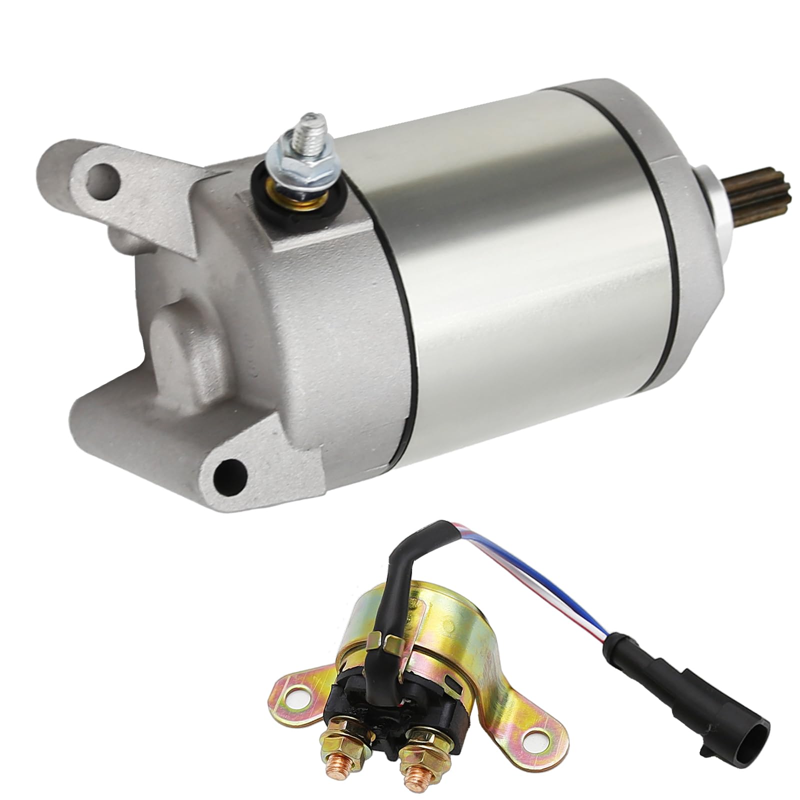 Starter and Relay ‎4013015 4014290 4014909 19486 19494 Replacement for Polaris Sportsman 570 450 14-20 ACE 570 500 14-19 RZR 570