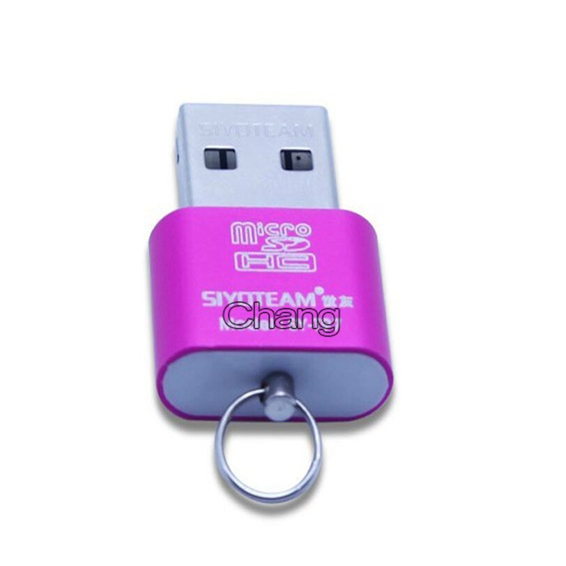Portátil mini usb 2.0 micro sd tf t-flash leitor de cartão de memória adaptador flash drive memória flash sd atacado