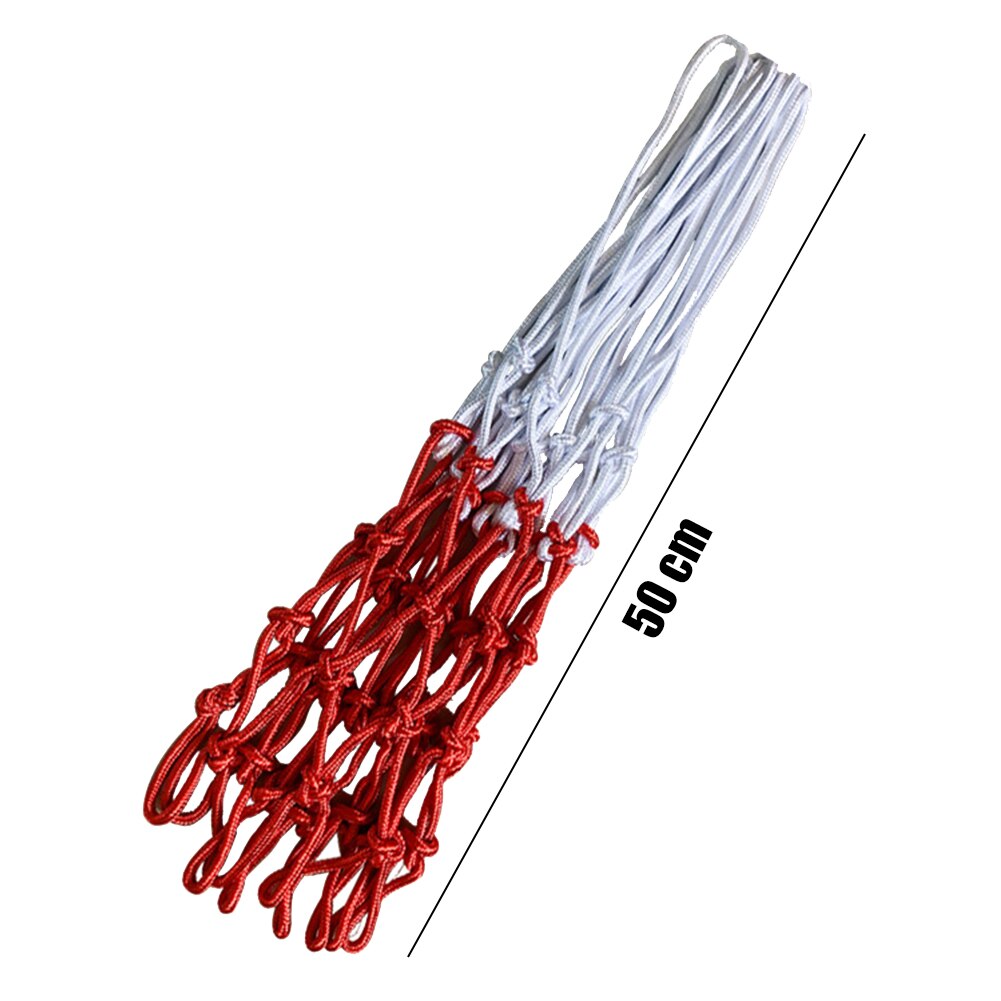 2pcs Basketball Net Replacement Parts Thickened Polyester Rim Universal Training Heavy Duty Hoop Mesh Outdoor Sports Durable