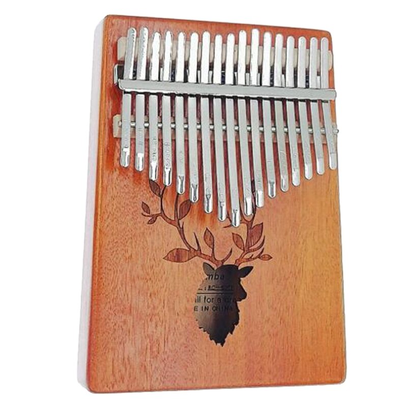 Kalimba,17 Keys Thumb Piano Finger Piano Hand Piano Wooden Finger Piano with Tuning Hammer Learning Adult Beginners