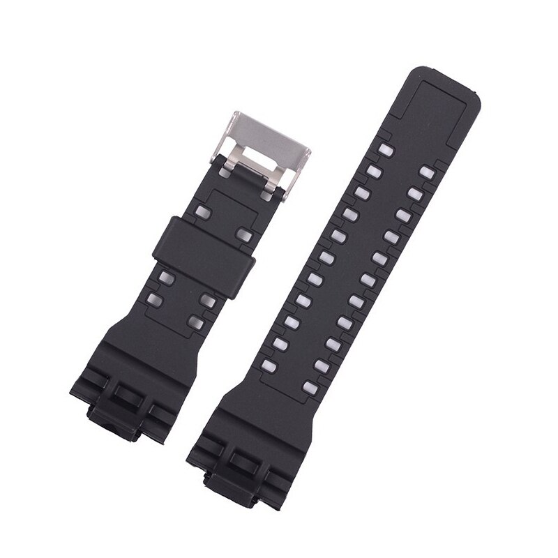 Watch Accessories Rubber Strap Men's Pin Buckle Resin Watch Strap Suitable for Casio G-shock GD120 GA100 GA110 GW8900 watch band: 3