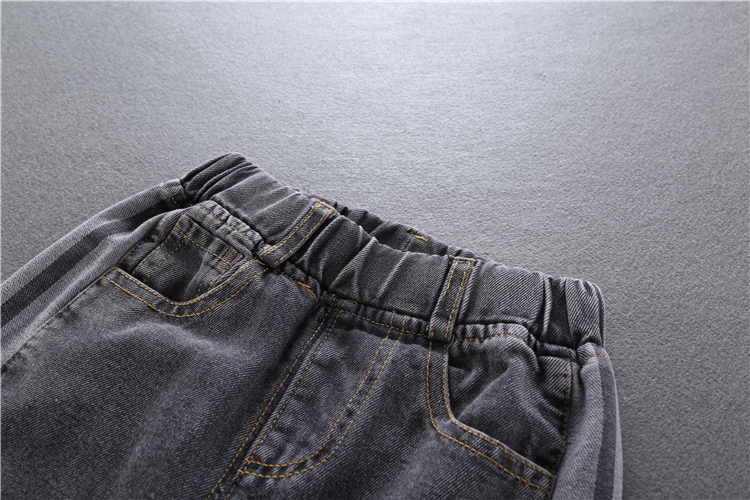 Pantalones vaqueros para chicos 2-6 años Pantalones para niños lavado Casual gris Jeans pantalones vaqueros niños ropa Jeans pantalones clásicos