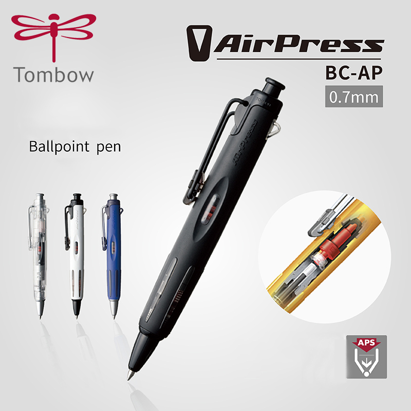 1Pcs Japanse Tombow BC-AP Balpen Luchtdruk Vette Balpen 0.7Mm Outdoor Briefpapier Nat Papier Kan Ook worden Geschreven