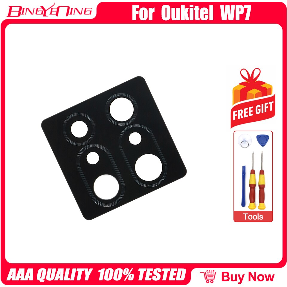 BingYeNing 100% Original Für Oukitel WP6 WP7 Hinten Kamera Glas Objektiv Ersatz: For WP7