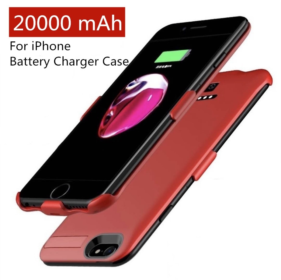 20000mah Power bank case For iPhone 6S 6 7 plus case Battery Charger Case For iPhone X XS 11 Pro Power Bank Charging Case