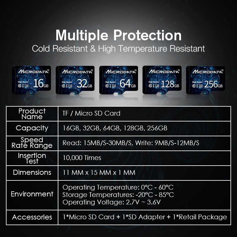 Tarjeta Micro SD Class10 Original de alta velocidad, 64 gb, 128 gb, Mini unidad flash, 16gb, 32 gb, tarjeta TF