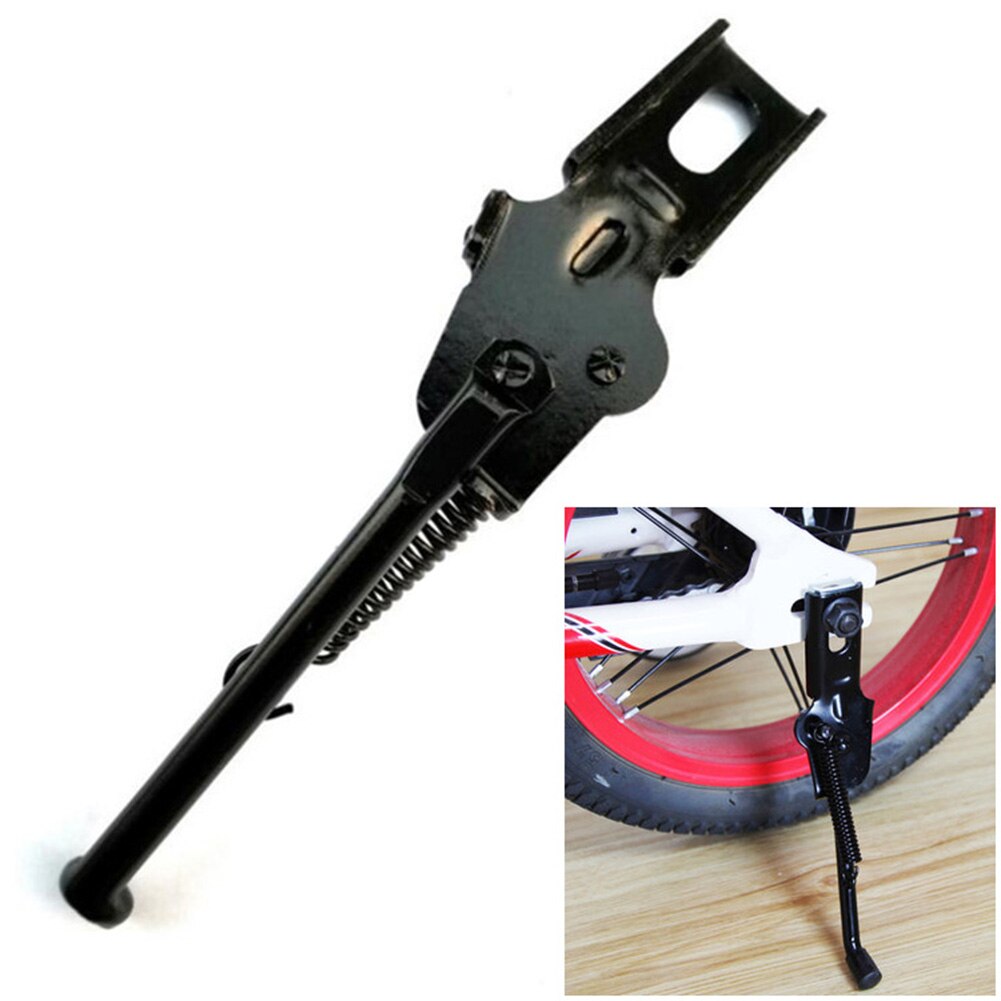 Children's Bicycle Feet Support Single Folding Two-hole Bicycle Bracket Kickstand Durable Carbon Steel Parking Stand
