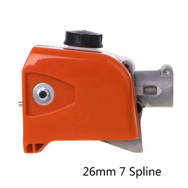 Träd motorsåg växellåda växelhuvud 26mm spline polsåg trädskärare motorsåg växellåda växelhuvudverktyg 7/9 spline 63hf: 7mm