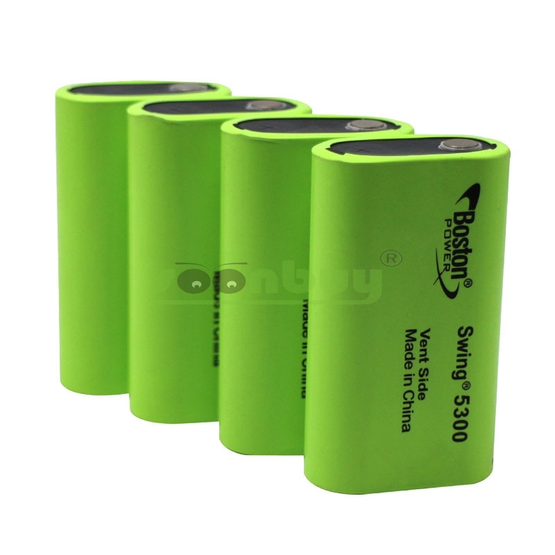 4pcs 100% Original Lithium Battery BOSTON SWING 5300mAh low temperature fuel battery cell 3.7v 13A discharge