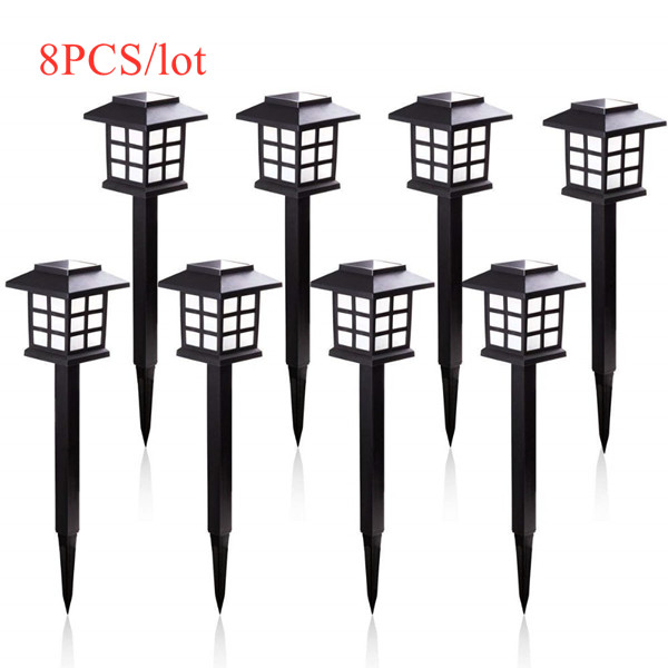 Luces Led para caminos solares, lámpara Solar impermeable para exteriores, para jardín, paisaje, patio, entrada, pasarela, Luz navideña: RGB / 6-10 W