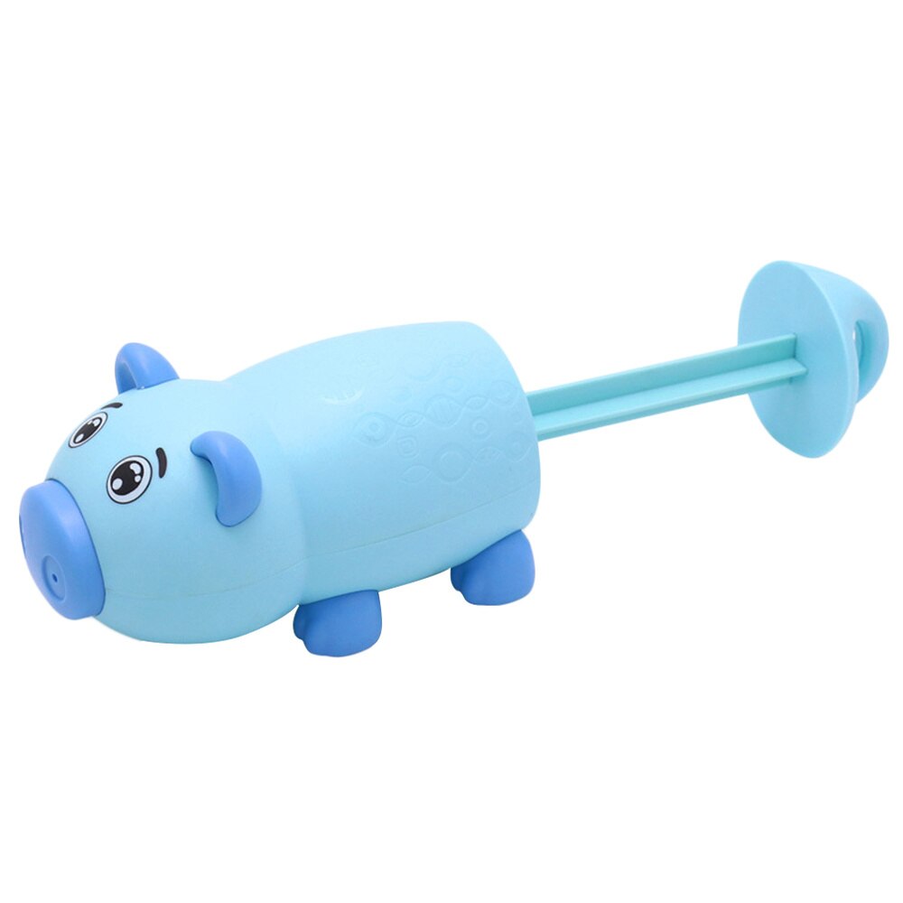 1Pc Lovely Pig Shaped Water Blaster Plastic Drawing Water Shooter Toy Summer Swimming Pool Beach Toy (Pink)