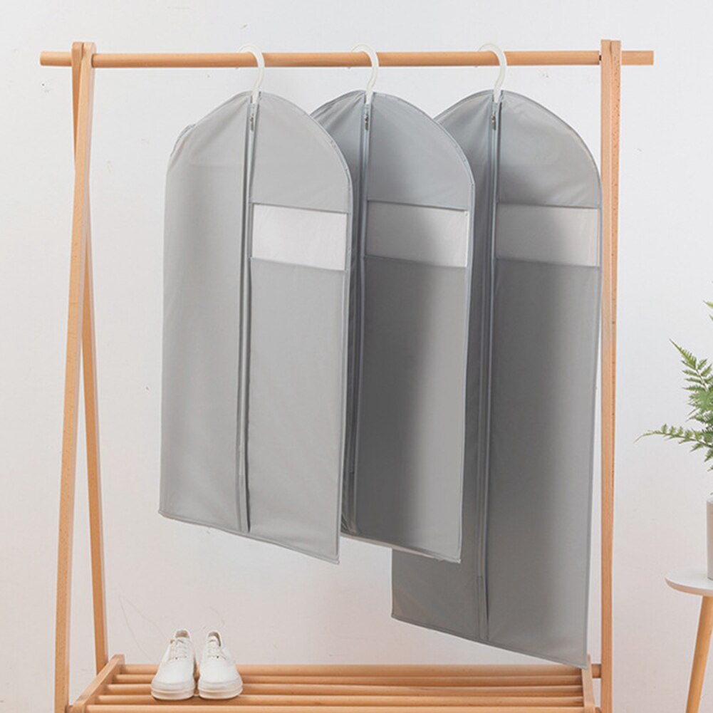 Vêtements housse anti-poussière translucide anti-poussière housse de protection manteau robe veste organisateur suspendu