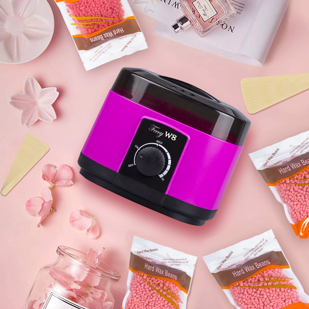 Wax Heater Warmer Wax-melt Machine Set Waxing Kit for Hair Removal Wax Beans Bead Heating Machine Paraffin Depilatory Epilator