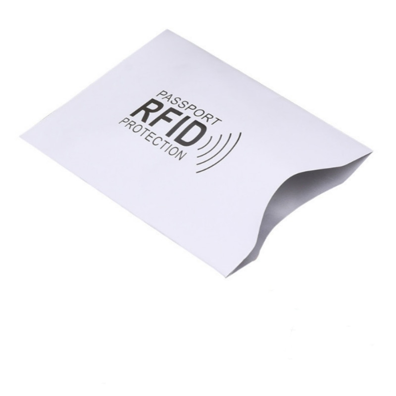 10 pcs Zilver Anti Scan RFID Mouw Protector Credit Id-kaart Aluminiumfolie Houder Anti-Scan Card Sleeve