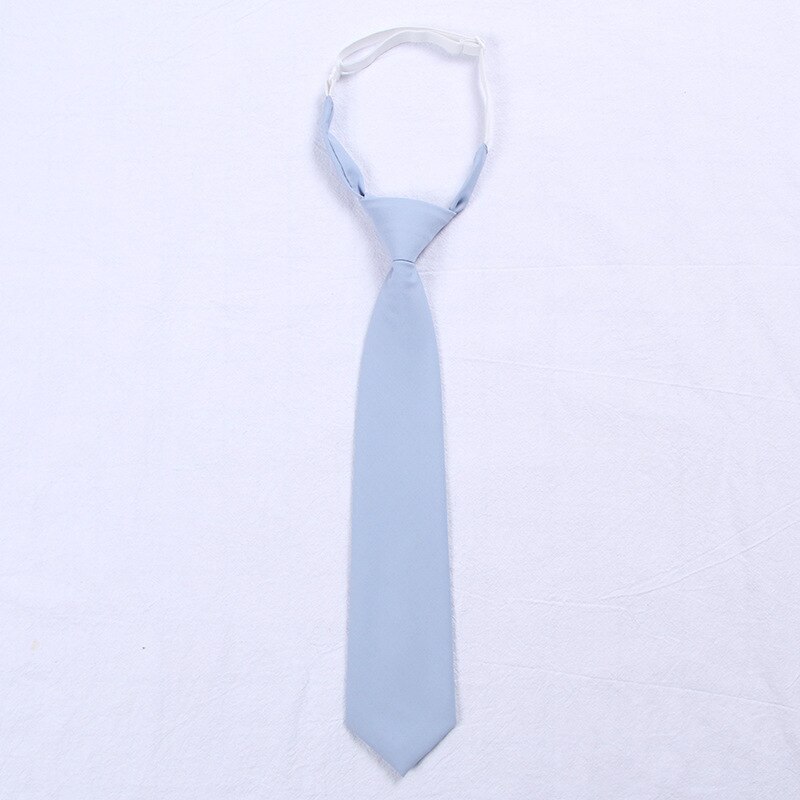 11 Solid Colors Men's Boy's Adjustable Neck Ties Narrow Necktie Accessories For JK DK School Uniform Students Cloths