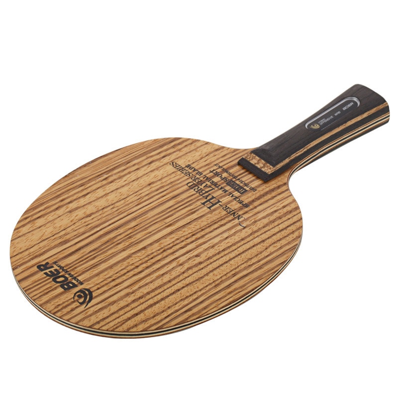 BOER Zebra Tafeltennis Bat Bodemplaat Echt Tafeltennis Blade (5 hout + 2 carbon) ping Pong Racket Base Raquete Snelle