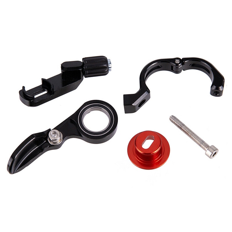 Mountainbike dropper håndtag joystick sadelrør cykel justerbar sadelpind ned mekanisk fjernbetjening håndtag shifter stil