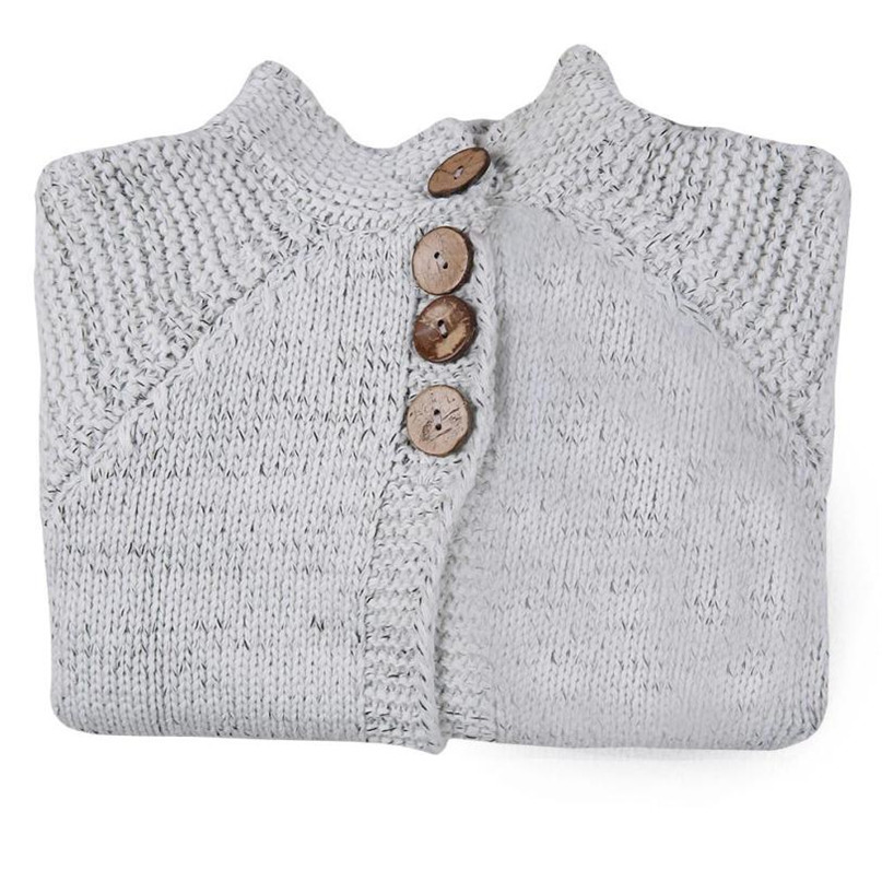 Baby Truien Peuter Kids Baby Meisjes Outfit Kleding Knop Gebreide Trui Vest Jas Tops Verzonden Jan 15th Hn