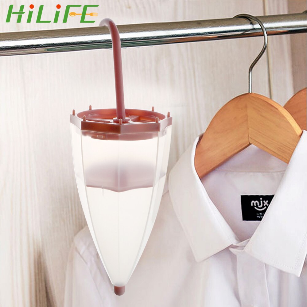 HILIFE pour armoire armoire outil anti-moisissure déshumidificateur sacs suspendus absorbeur d'humidité avec dessiccantumbrella en forme