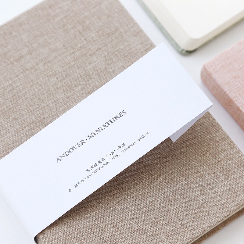 Blank and Grid Paper Notebook Linen Hard Cover 256 Pages Bullet 80 GSM Journal Planner Office School Supplies Stationery