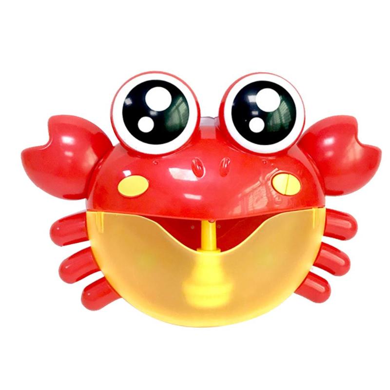 Baby Bath Toy Bubble Crabs Funny Music Bath Bubble Maker Summer Pool Swimming Toys Pool Bathtub Soap Machine Toys for Children: Bubble Maker 01