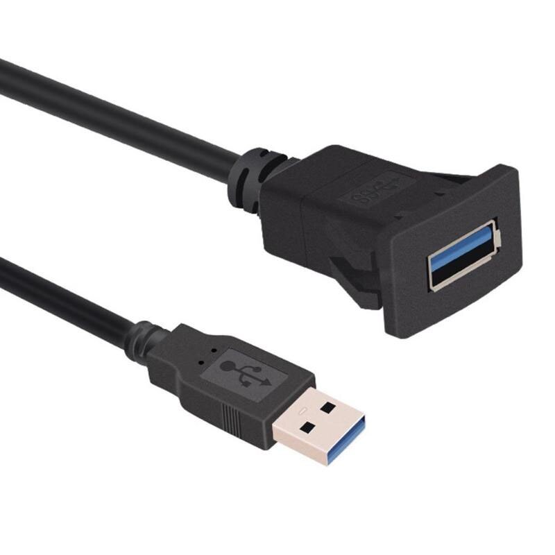 In-Car USB 3.0 Flush Mount Socket Extension Cable for car boat Truck