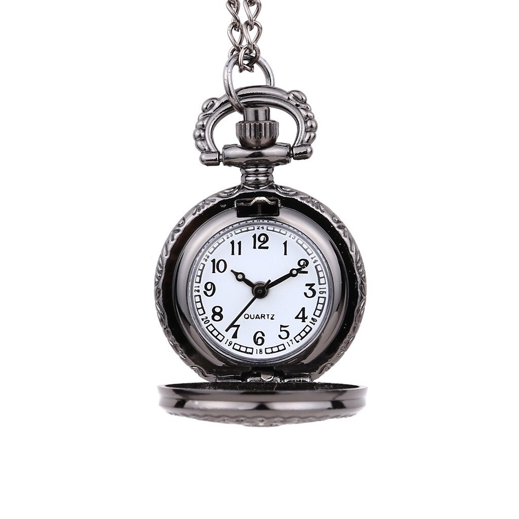 TREEWETO Retro zakhorloge, glad, klassiek, mechanisch, handopwindend