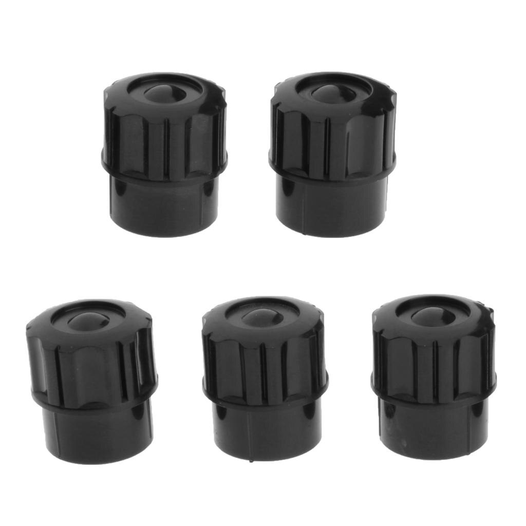 5 Pieces Plastic Soprano Saxophone End Plug Cap Sax Replacement Parts