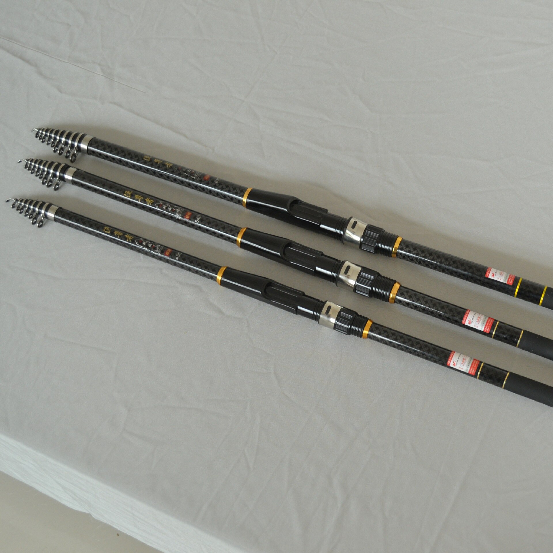 Carbon Rock Hengel 3.6 M/4.5 M/5.4 M/6.3 M Carbon Spinning Telescopische Hengel karper Stukken Lokken Hengel