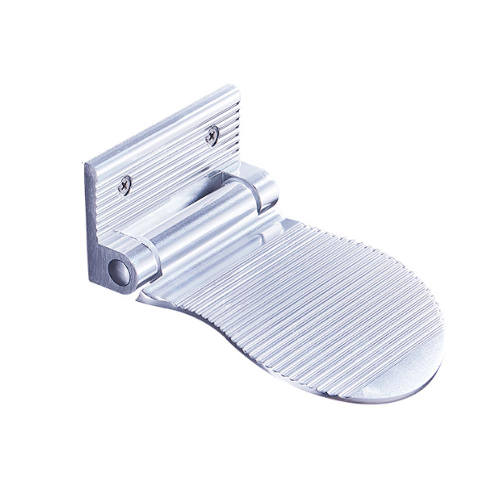 Brusebad fodstøtte badeværelsespedaler skridsikker brusebad fodskammel piedestal pedaler ældre gravide badestol sort: Hvid