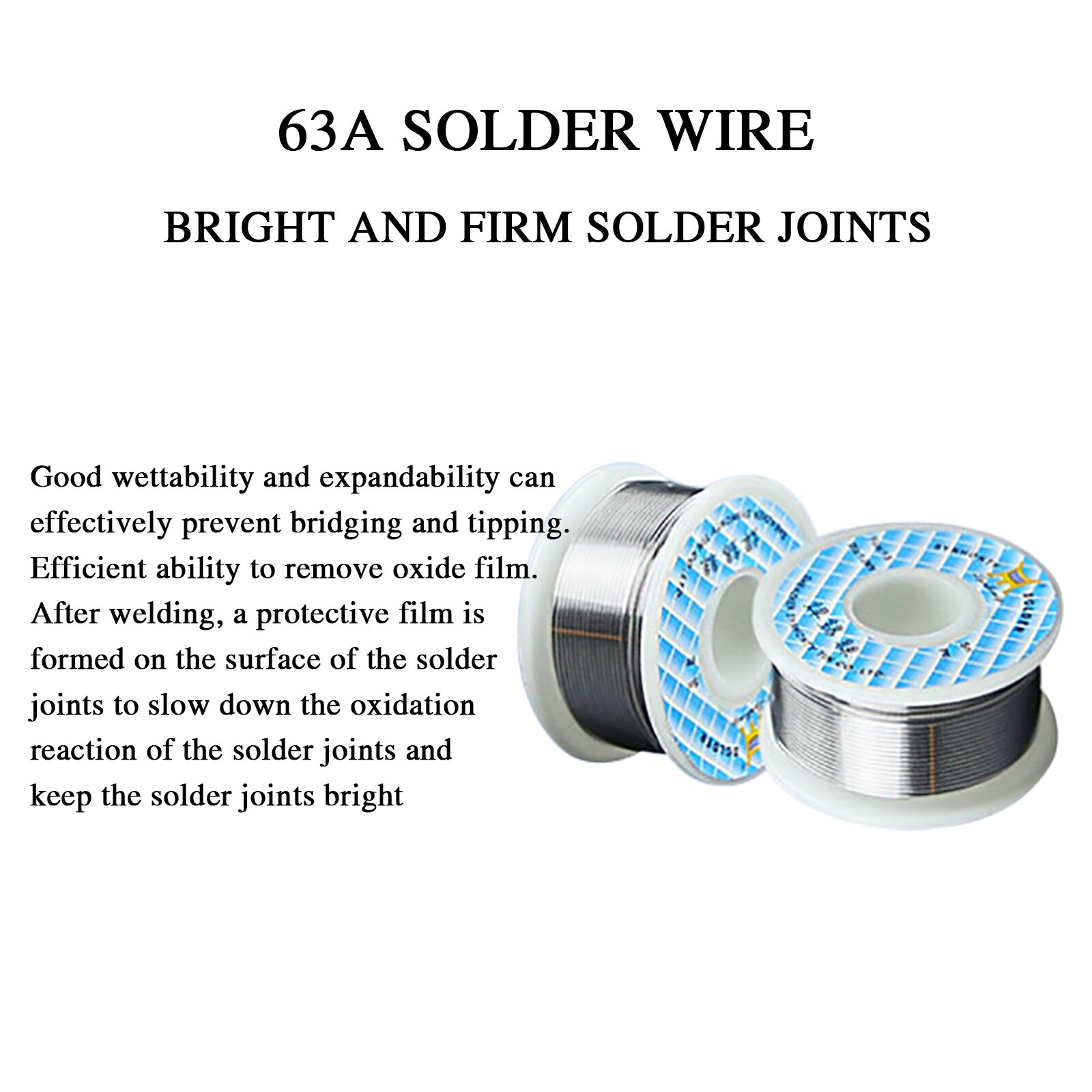 Solder Wire 50G High Purity Anti-Oxidation 0.8mm Unleaded For Electrical Solder Terne Metal Free Of Washing Rosin Core