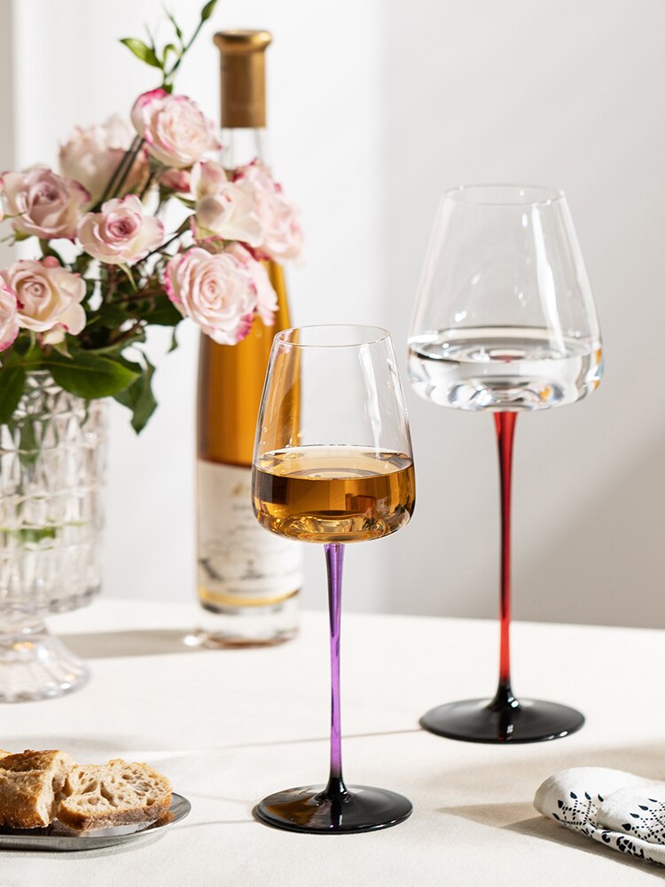 Copas de vino de cristal de alta gama, copa de champán, whisky, cerveza, vasos para beber, boda, Boba, Bar, , hogar