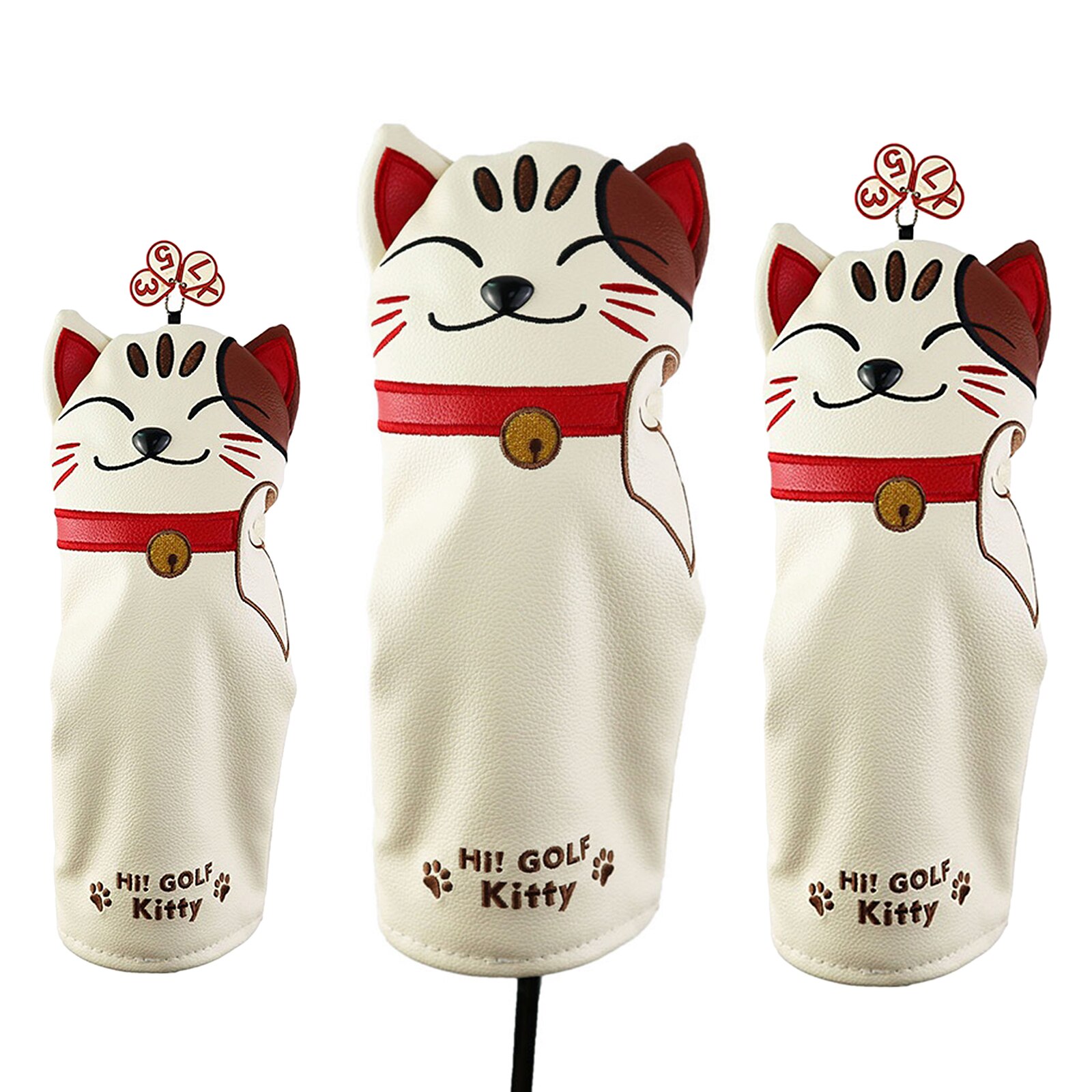 Golf Club Head Covers Golf Head Covers Woods for Driver Fairway Hybrid Wood Head Cover Headcover Golf Accessories