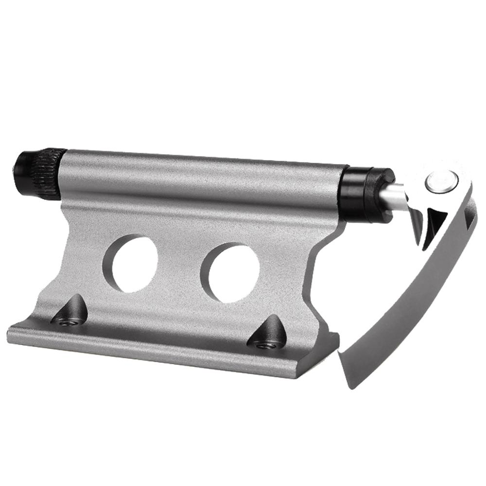 Car Roof Bike Rack Quick-release Fork Installation Mount Holder Lock Cycle Mount Bracket Rack Block Bicycle Accessorie: Silver