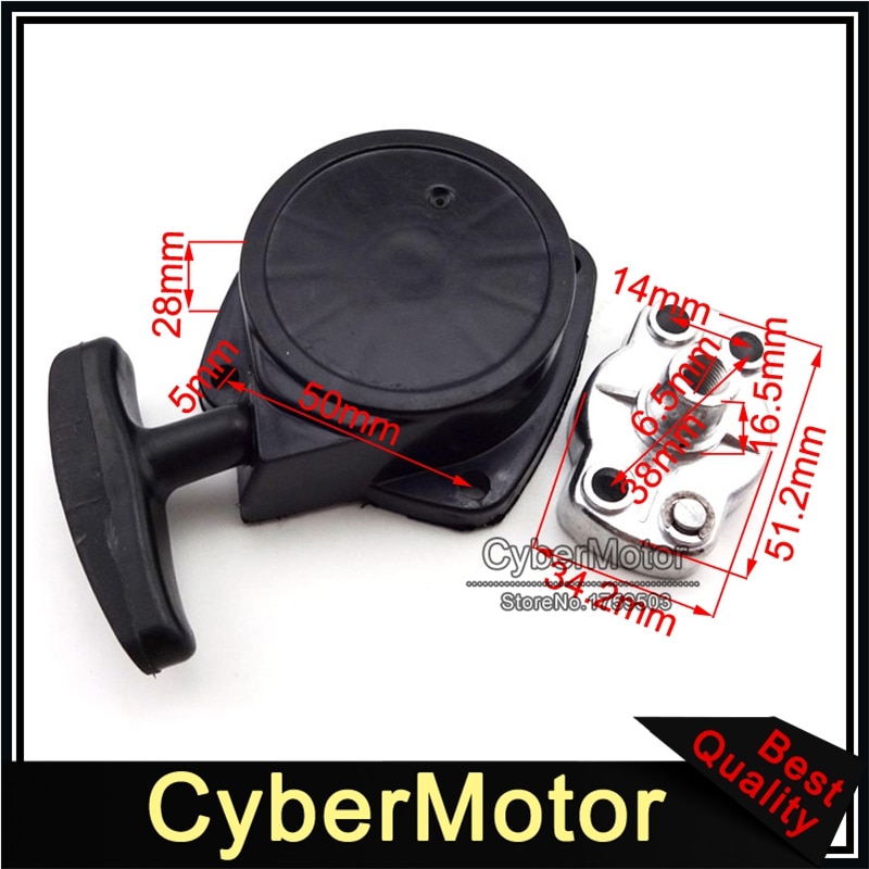 Arrancador De Retroceso Con Copa De Metal Compatible Con Mot