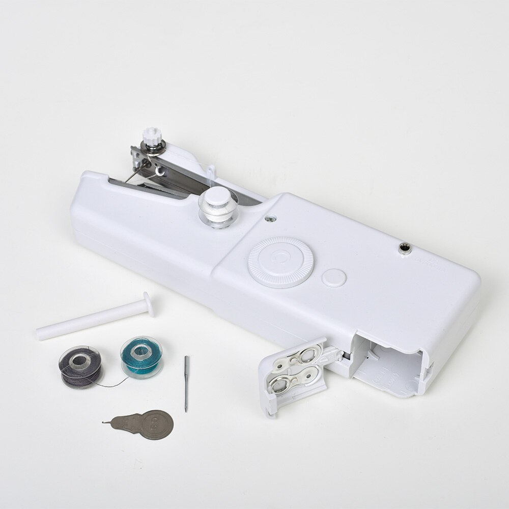 Hand Naaimachine Mini Handleiding Draagbare Assistent Huishoudelijke Snoerloze Elektrische Steek Handwerken Set Voor Snelle Reparaties Diy Gereedschap