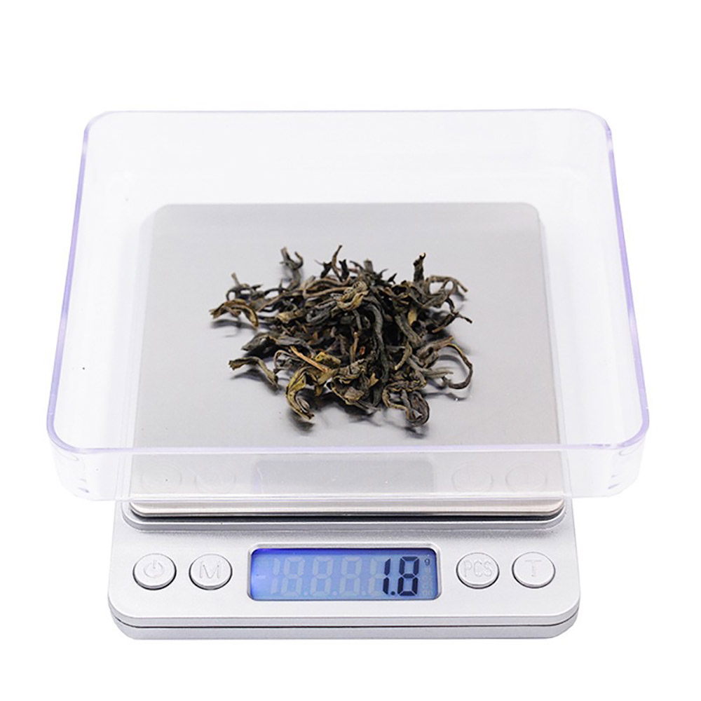 500 g x 0,1 g Küchenwaage Mini tragbar Digital für Taschenwaage Präzisionsschmuck Elektronische Waage Gewicht Gold Gramm