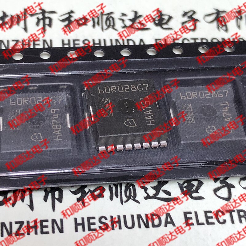 5 stks/partij 60R028G7 IPT60R028G7 H-PSOF-8 650V 245A