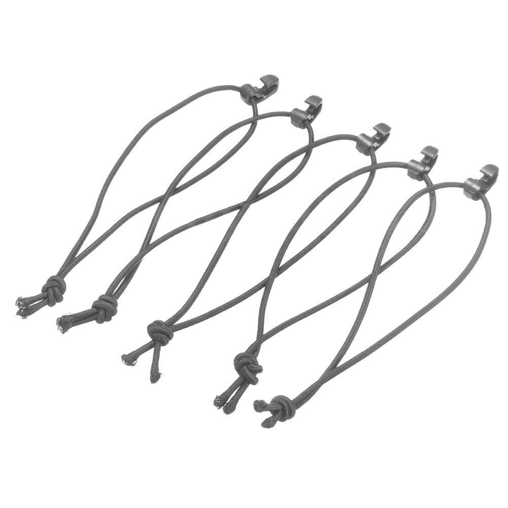 1 st svart utomhus utvändigt band plast krok sladd elastisk bungee ryggsäck krok rep med verktyg rep delar spänne band  w2 d 6