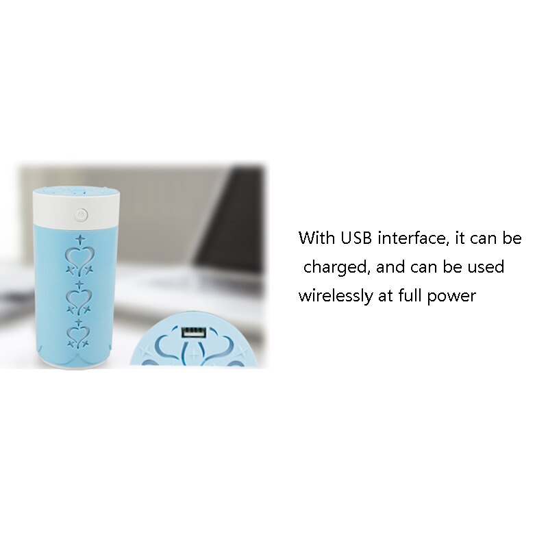 Draadloze autobevochtiger, thuiskantoor luchtbevochtiger, auto aromabevochtiger met usb-interface