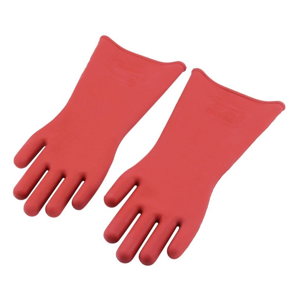 12 KV High Voltage Electrical Insulating Gloves 1 Pair Of Rubber Electrician 100% Safety Gloves 40cm Sellings