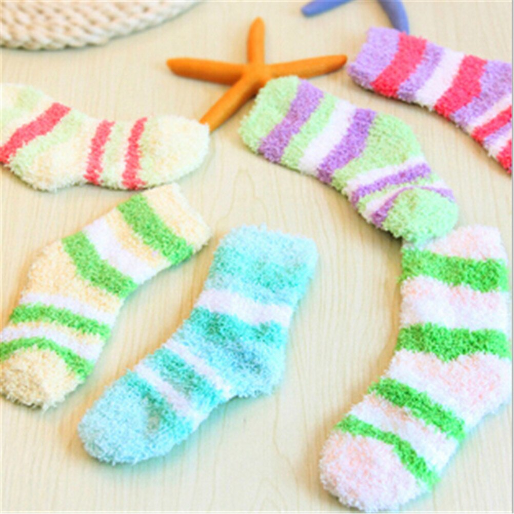 1Pair Fall Winter Warm Baby Boy And Girl Socks Brand Children Kids Towel Thick Socks Retail