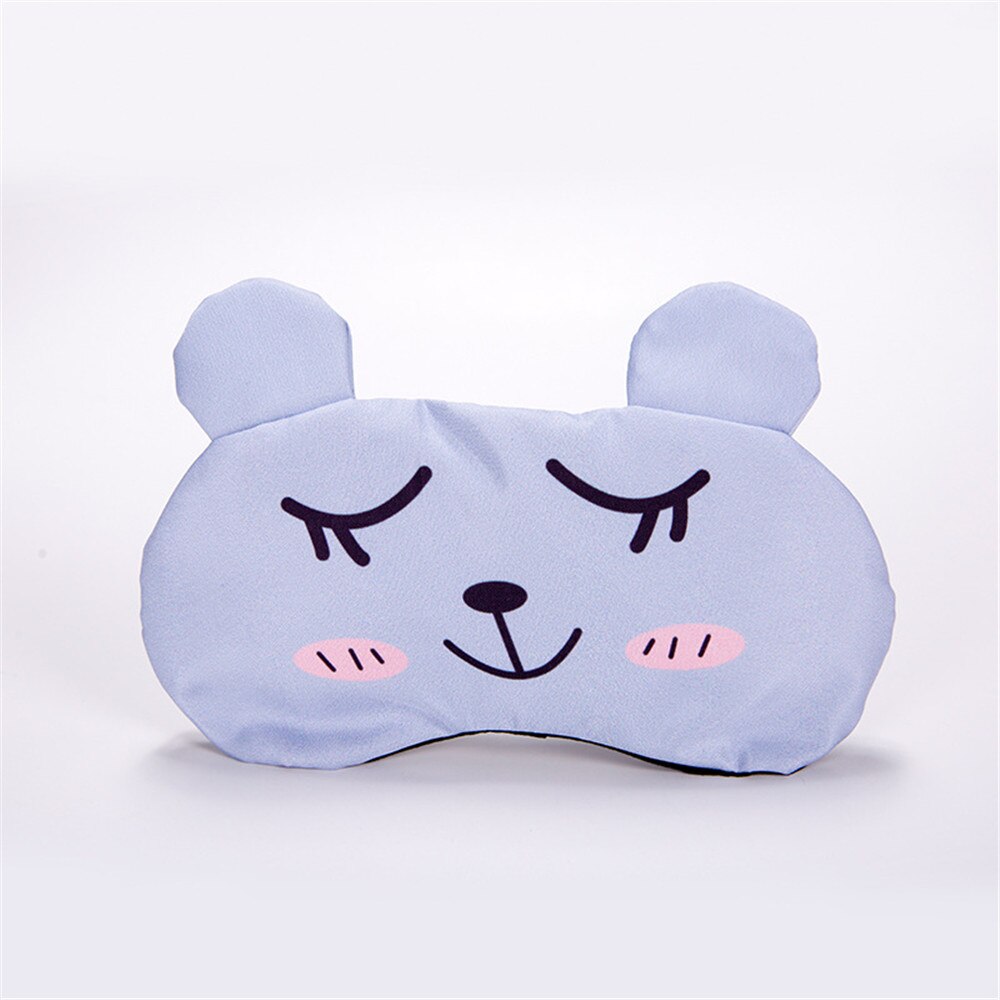 Sleeping Mask Eyepatch Cute Cartoon Cold Eye Sleep Mask Ice Compress Blue Gel Travel Relaxing Eye Care Tools