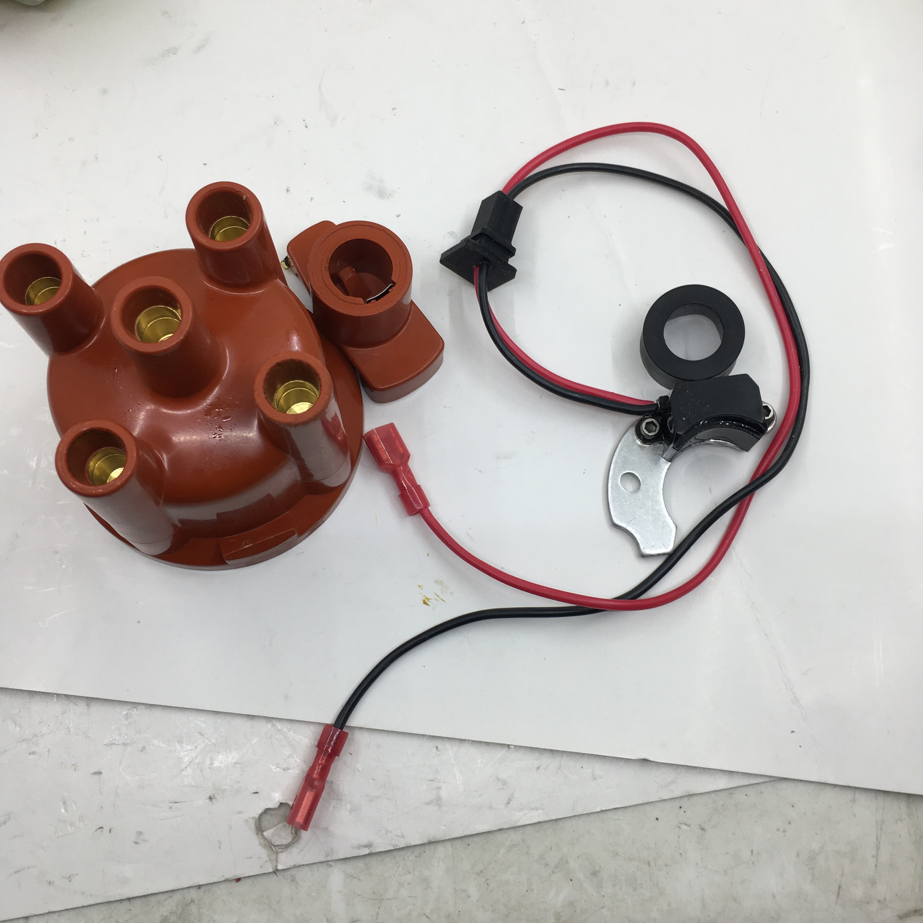 SherryBerg electrical Electronic Ignition kit JFU4 with Distributor Cap &amp; Rotor for Ford Pinto for bosch model deistributor