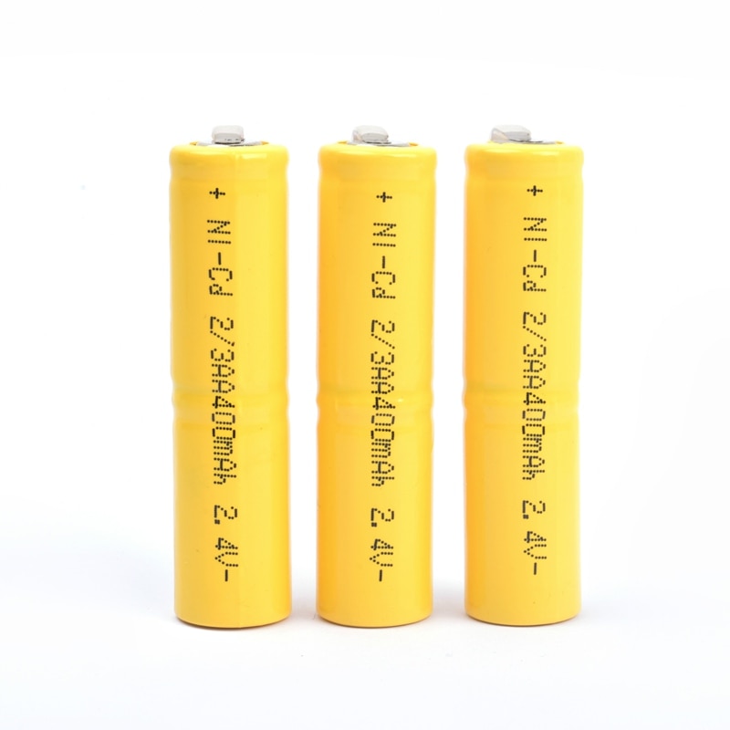 2.4V 400mAh 2*2/3AA Nickel-cadmium rechargeable battery 1/2/4pcs NI-CD battery pack for Remote control car LED lamp