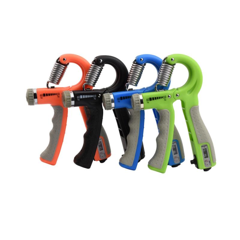 5-60kg r-form justerbart handgrepp sport styrka räknarbar träningsförstärkare gripper fjäder finger nyp carpal expander