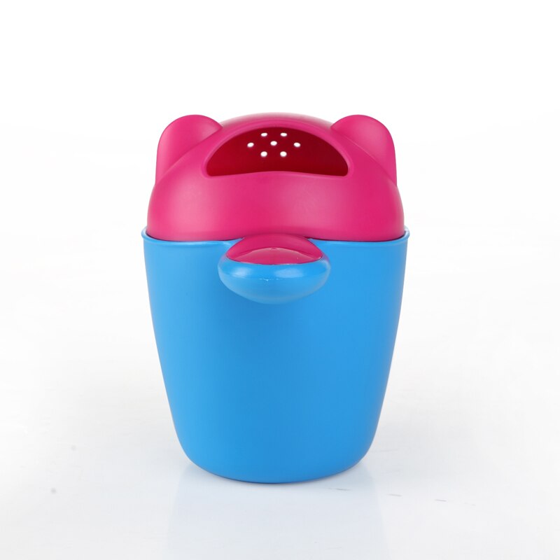 2 stuks baby kinderen cartoon beer badbeker baby shower shampoo beker bailer baby shower water lepel bad wasbeker