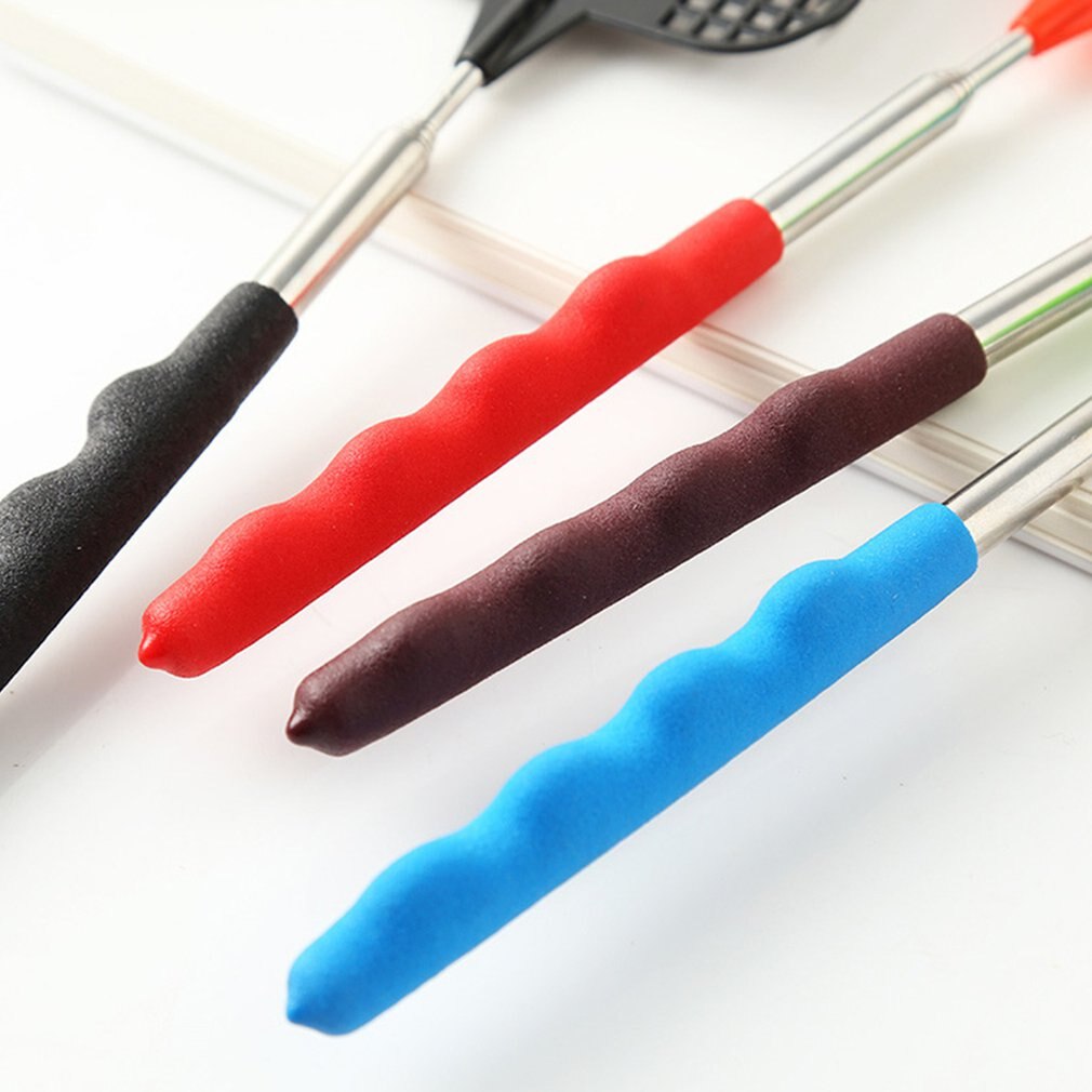 Vliegenmepper Doden Vliegen En Muggen Anti-Fly Plastic Vliegenmepper Intrekbare Zomer Muggen Killer Home Fly Artefact
